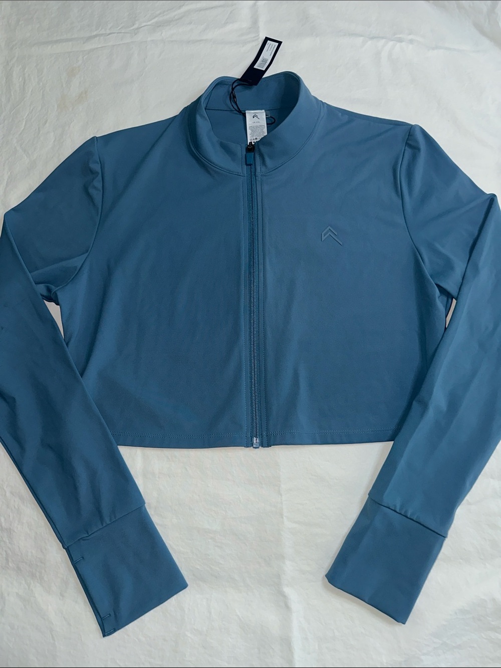 Oner Active Unified Crop Jacket in Moonstone Blue Size XXL